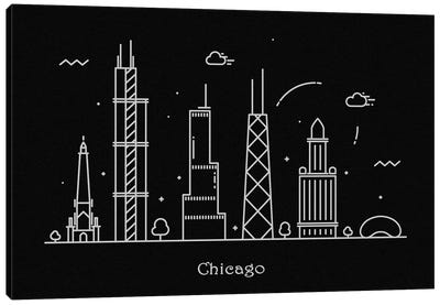 Chicago Canvas Art Print - Willis Tower