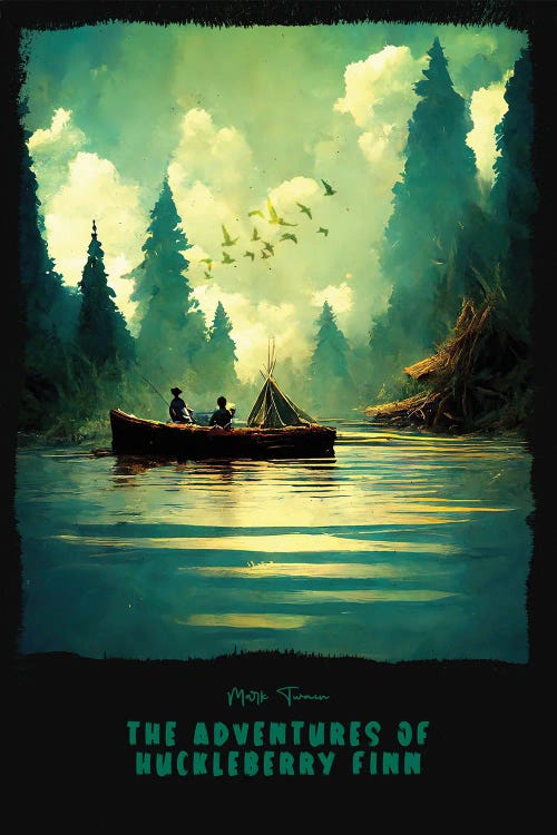 huckleberry finn canoe