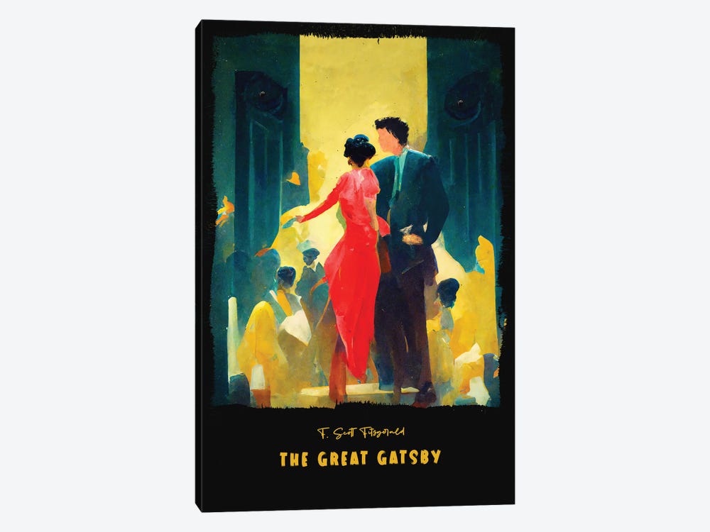 The Great Gatsby by Ayse Deniz Akerman 1-piece Canvas Print