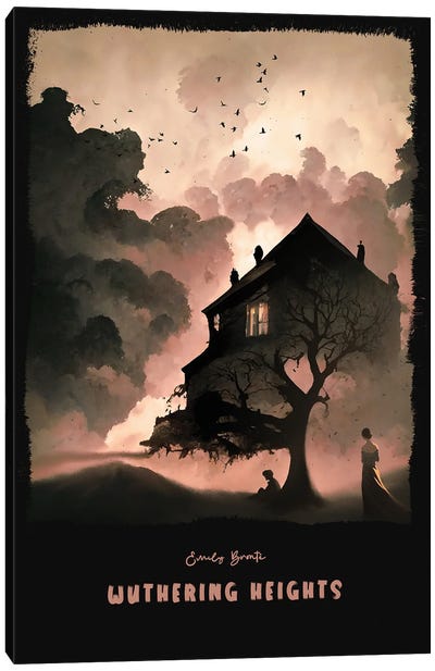 Wuthering Heights Canvas Art Print - Literature Art