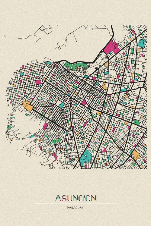 Asuncion, Paraguay Map