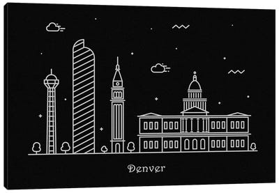 Denver Canvas Art Print - Ayse Deniz Akerman