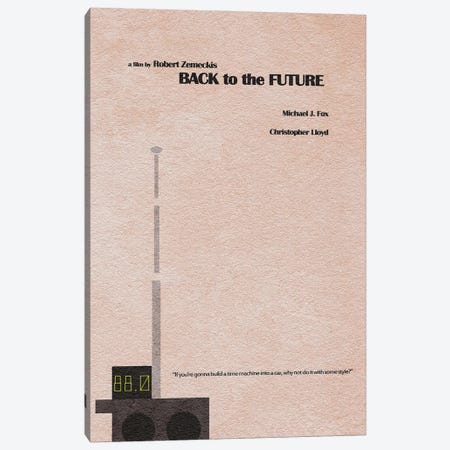 Back To The Future Canvas Print #ADA770} by Ayse Deniz Akerman Canvas Art Print