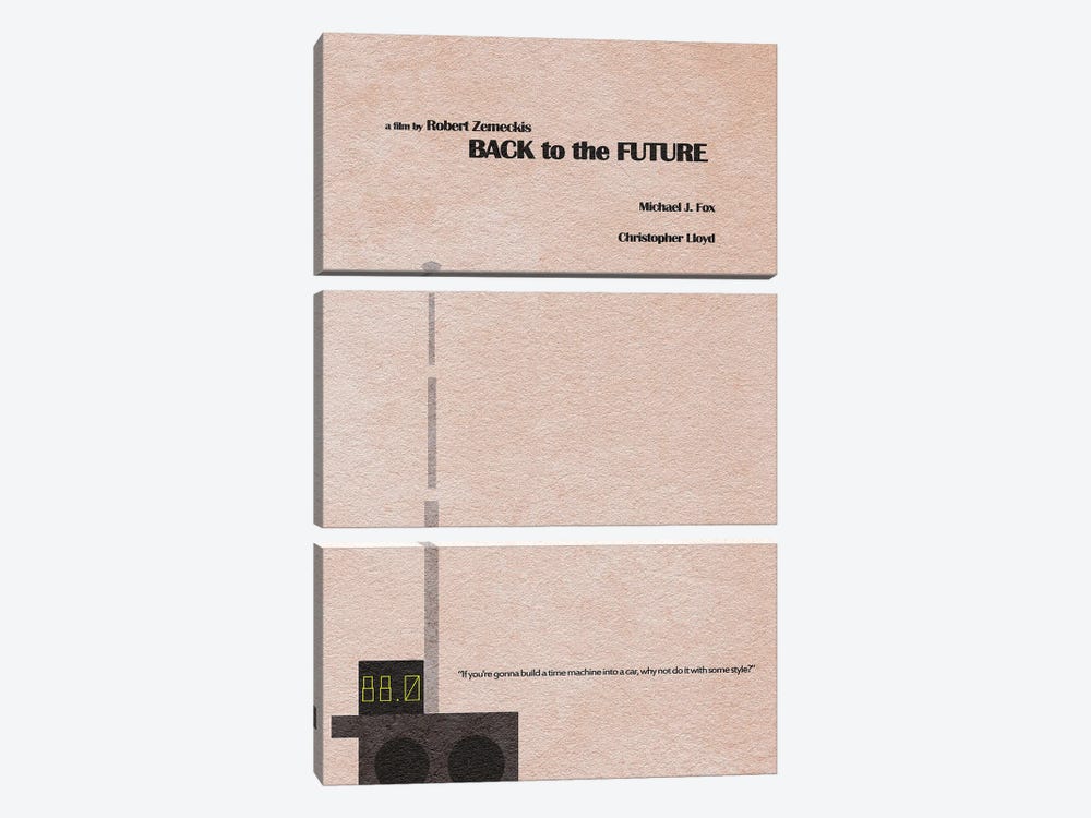 Back To The Future by Ayse Deniz Akerman 3-piece Art Print