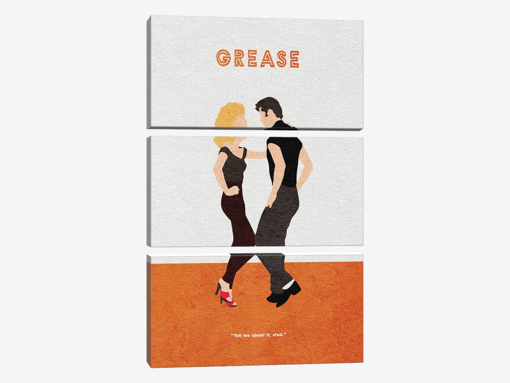Grease by Ayse Deniz Akerman 3-piece Art Print
