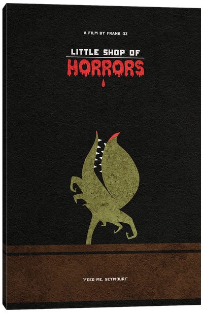 Little Shop Of Horrors Canvas Art Print - Broadway & Musicals