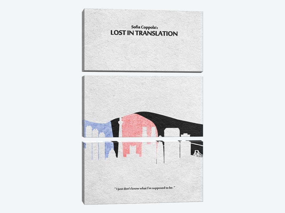 Lost In Translation by Ayse Deniz Akerman 3-piece Canvas Print