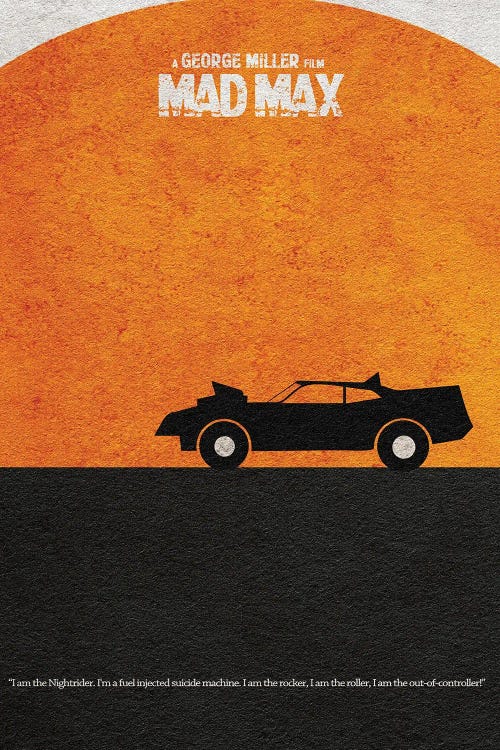 Mad Max by Ayse Deniz Akerman wall art