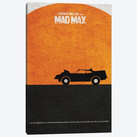 Mad Max Canvas Print #ADA791} by Ayse Deniz Akerman Canvas Print