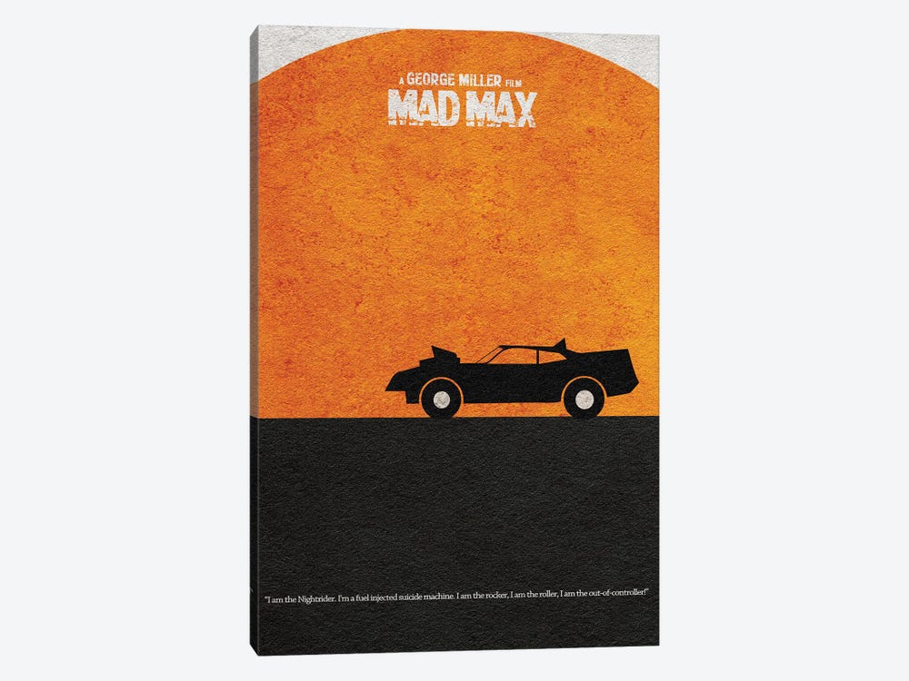 Mad Max by Ayse Deniz Akerman 1-piece Canvas Wall Art