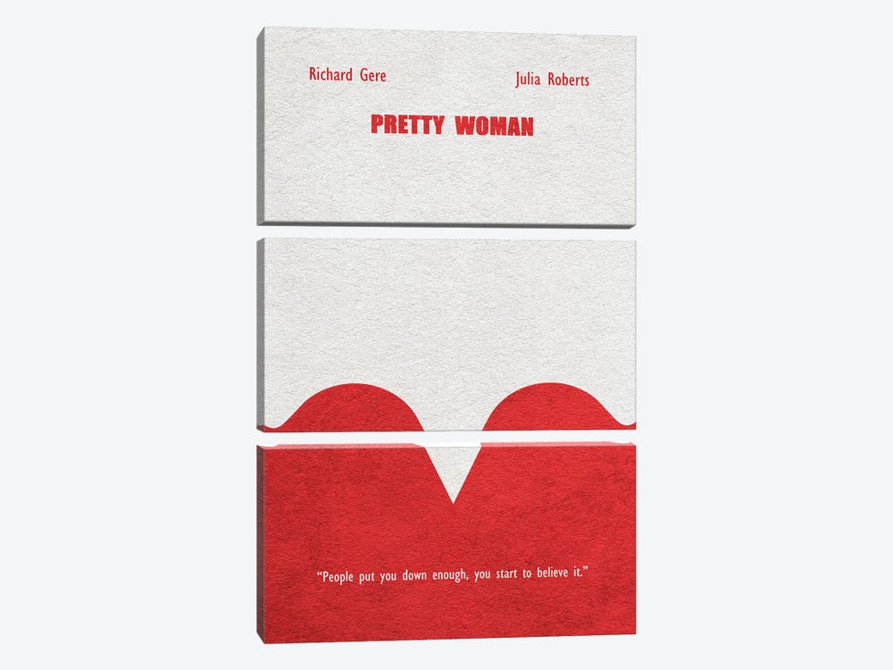 Pretty Woman by Ayse Deniz Akerman 3-piece Art Print