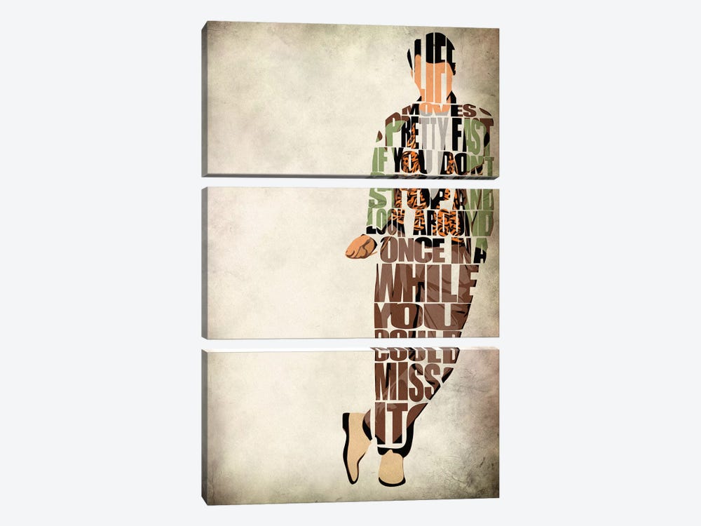 Ferris Bueller by Ayse Deniz Akerman 3-piece Canvas Print
