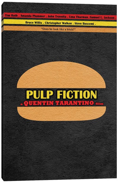 Pulp Fiction II Canvas Art Print - Pulp Fiction