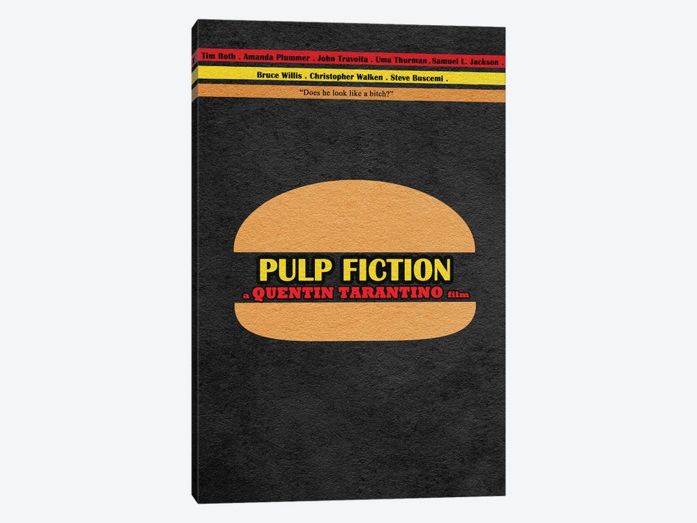 Pulp Fiction II by Ayse Deniz Akerman 1-piece Canvas Art Print