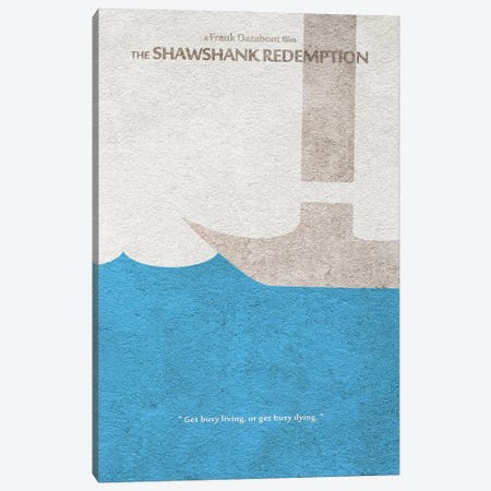 The Shawshank Redemption Canvas Print #ADA803} by Ayse Deniz Akerman Art Print