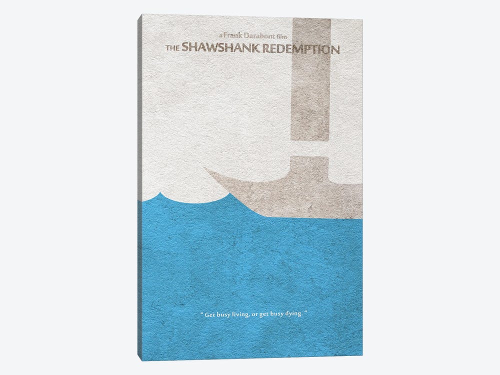 The Shawshank Redemption by Ayse Deniz Akerman 1-piece Canvas Art Print