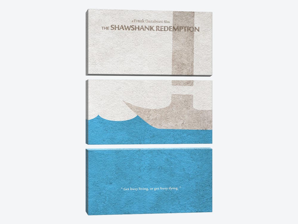 The Shawshank Redemption by Ayse Deniz Akerman 3-piece Art Print