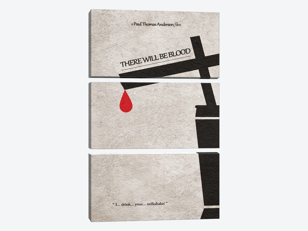 There Will Be Blood by Ayse Deniz Akerman 3-piece Canvas Print