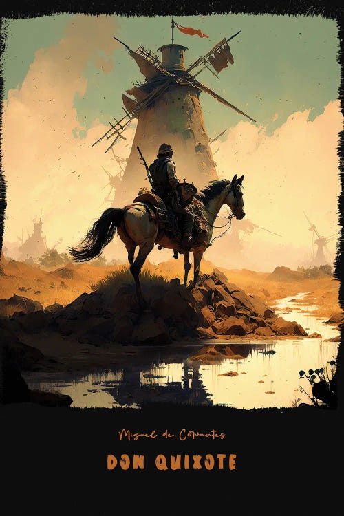 Don Quixote by Ayse Deniz Akerman wall art