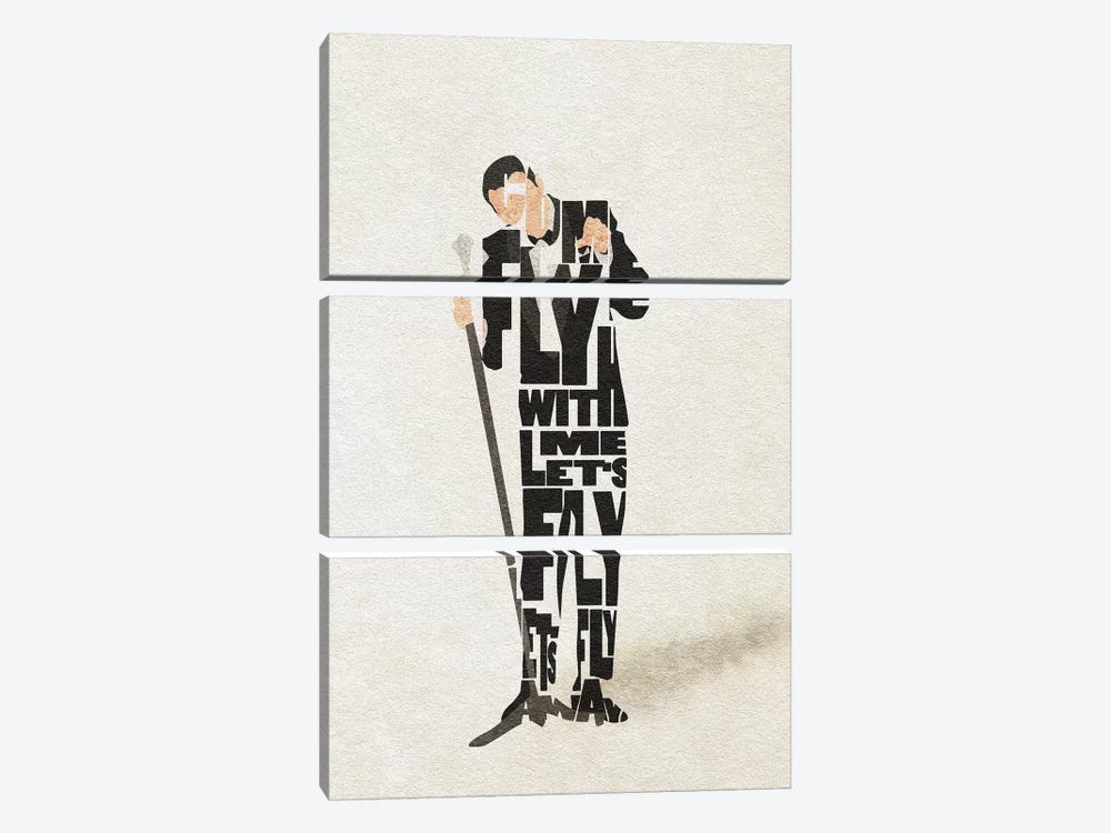 Frank Sinatra by Ayse Deniz Akerman 3-piece Art Print