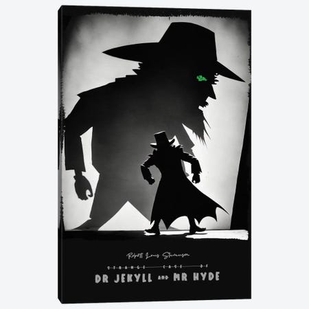 Strange Case Of Dr Jekyll And Mr Hyde Canvas Print #ADA850} by Ayse Deniz Akerman Canvas Wall Art