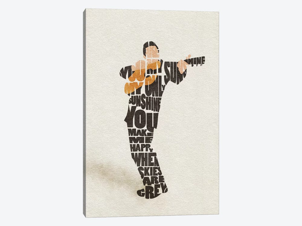 Johnny Cash by Ayse Deniz Akerman 1-piece Canvas Art