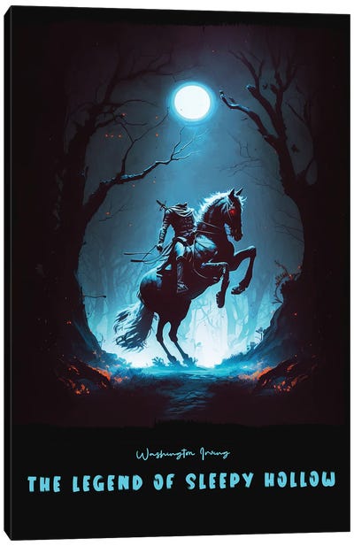 The Legend Of Sleepy Hollow Canvas Art Print - Novel Art