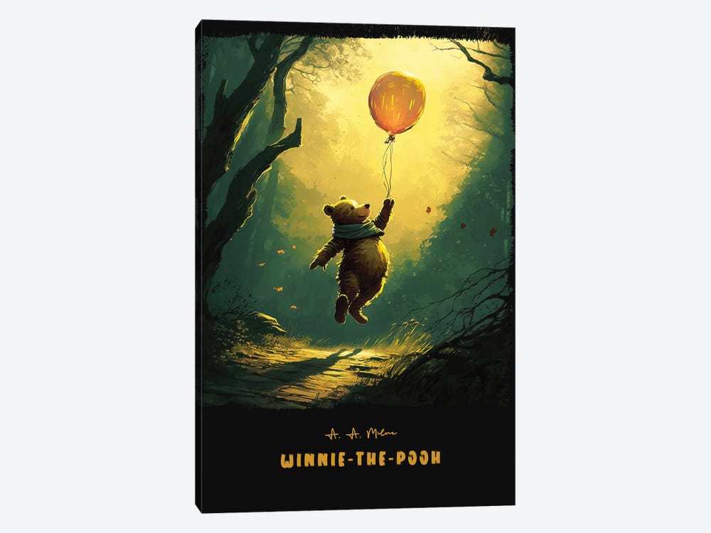 Winnie The Pooh by Ayse Deniz Akerman 1-piece Art Print