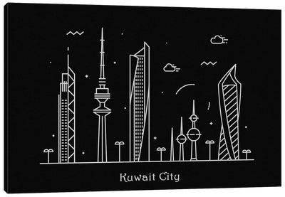 Kuwait Canvas Art Print - Ayse Deniz Akerman