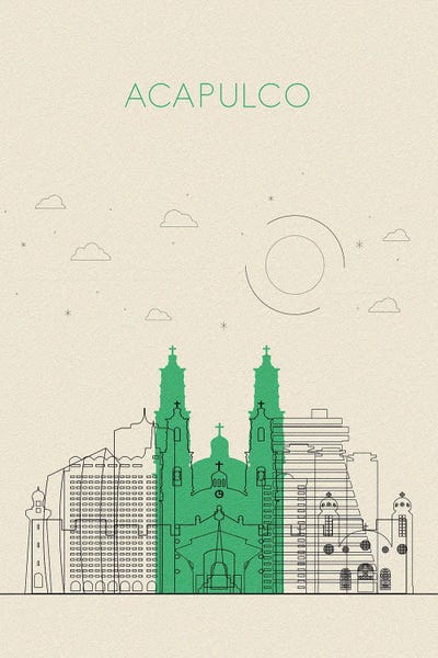 Mexico: Acapulco, Mexico Cityscape by Ayse Deniz Akerman