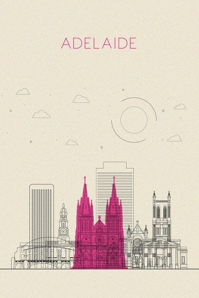 Australia: Adelaide, Australia Cityscape by Ayse Deniz Akerman