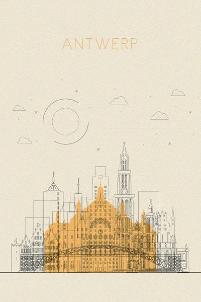 Belgium: Antwerp, Belgium Cityscape by Ayse Deniz Akerman