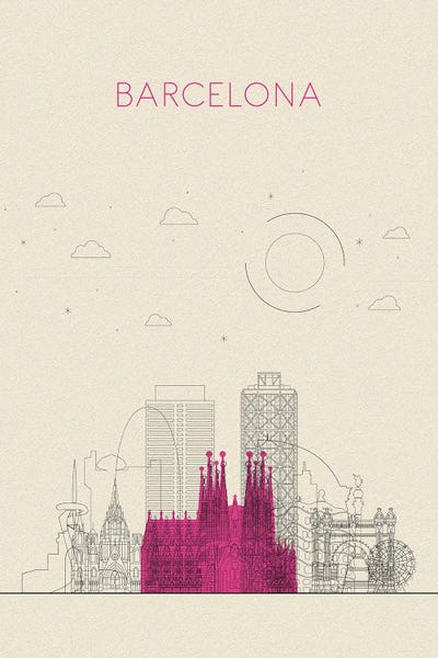 Catalonia: Barcelona, Spain Cityscape by Ayse Deniz Akerman