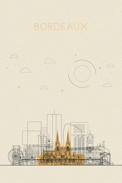 Nouvelle-Aquitaine: Bordeaux, France Cityscape by Ayse Deniz Akerman