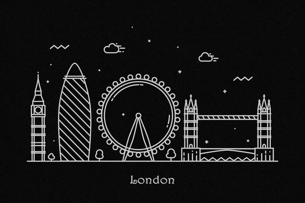 Ferris Wheels: London by Ayse Deniz Akerman