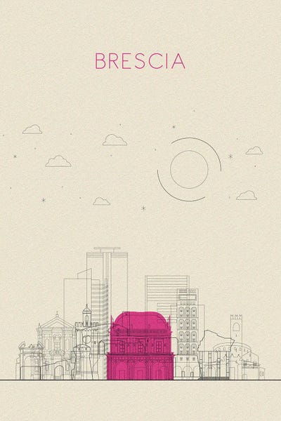 Lombardy: Brescia, Italy Cityscape by Ayse Deniz Akerman