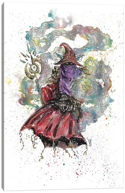 Orko Canvas Art Print - Wizard Art