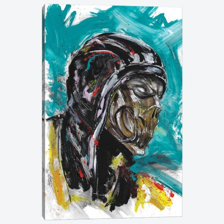 Scorpion Head Scan Canvas Print #ADC115} by Adam Michaels Canvas Print