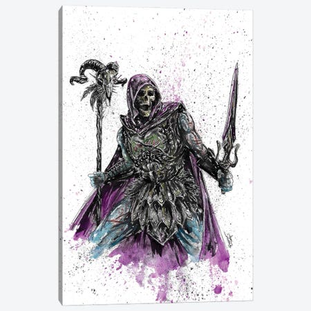 Skeletor Canvas Print #ADC121} by Adam Michaels Canvas Print