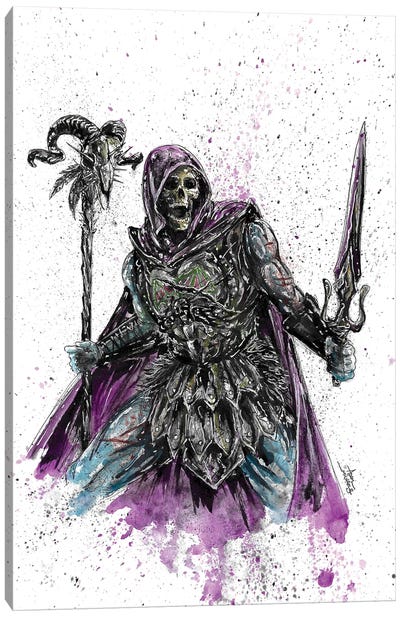 Skeletor Canvas Art Print - Adam Michaels