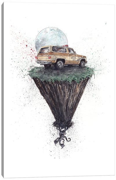 Stranger Things The Upside Down Canvas Art Print - Adam Michaels