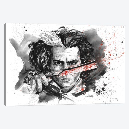 Sweeney Todd Canvas Print #ADC127} by Adam Michaels Canvas Wall Art