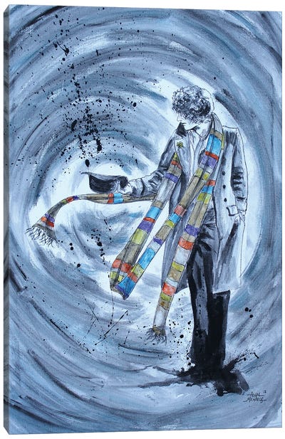 And The 4th Canvas Art Print - Dr. Who