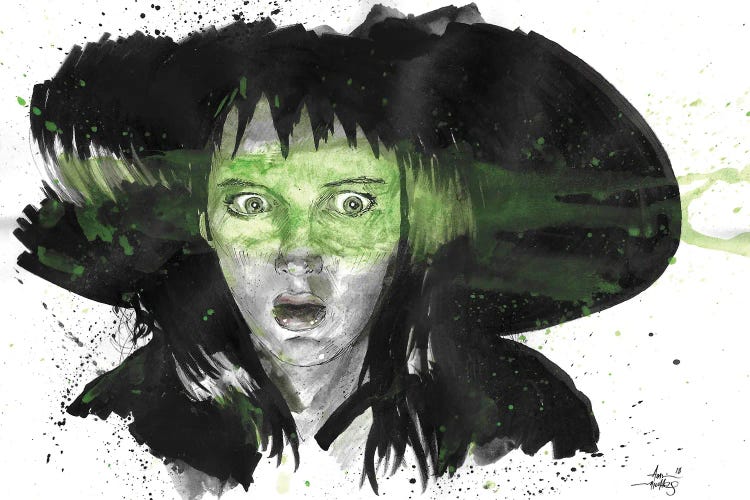 Beetlejuice Lydia by Adam Michaels wall art