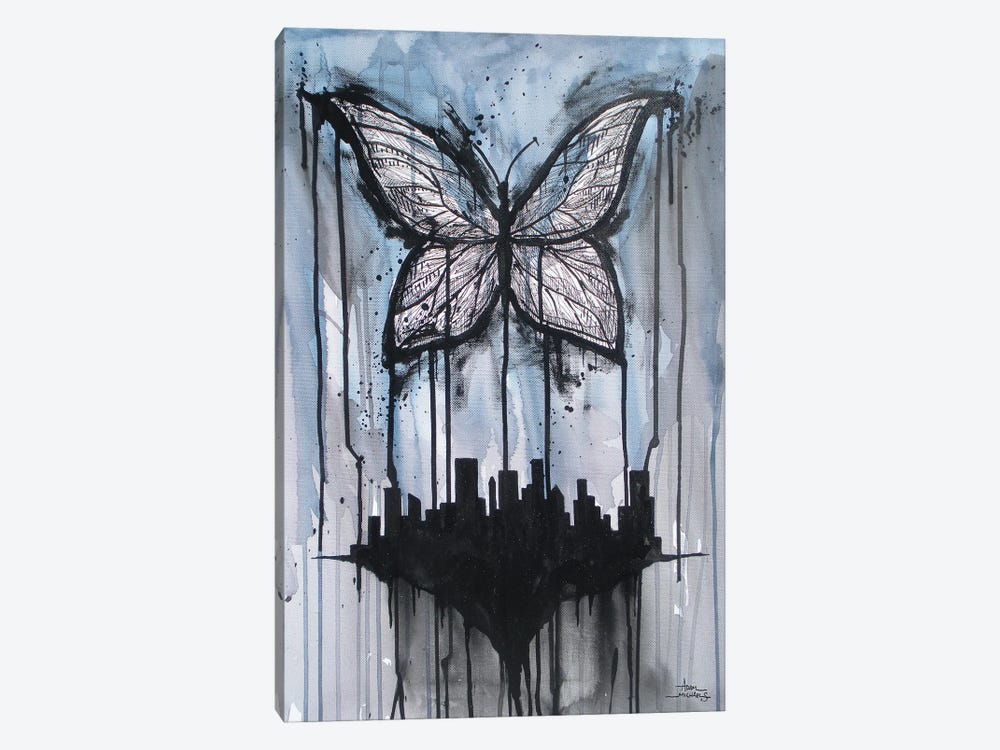Butterfly City by Adam Michaels 1-piece Art Print