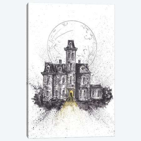 Addams Family House Canvas Print #ADC2} by Adam Michaels Art Print