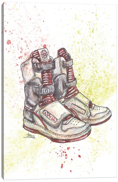 Alien Bitch Ripley Shoes Canvas Art Print - Alien