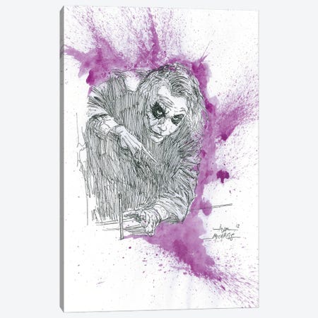 Joker Canvas Print #ADC70} by Adam Michaels Canvas Art