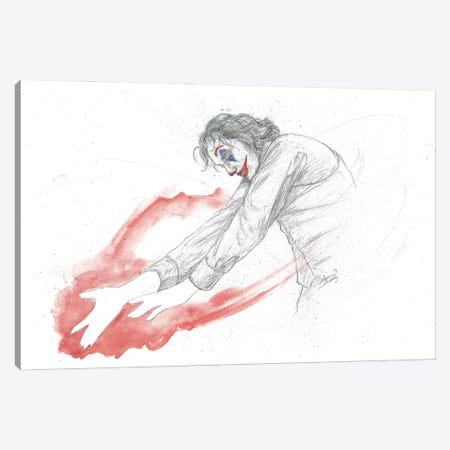 Joker Dance Canvas Print #ADC71} by Adam Michaels Canvas Wall Art