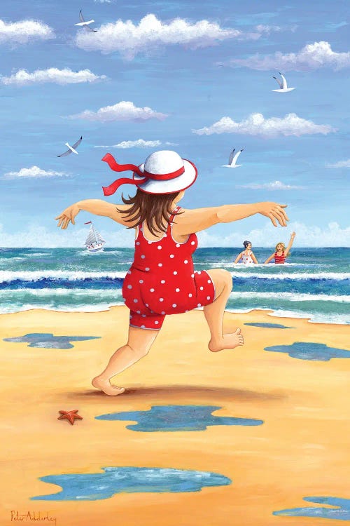 A Bracing Dip by Peter Adderley wall art
